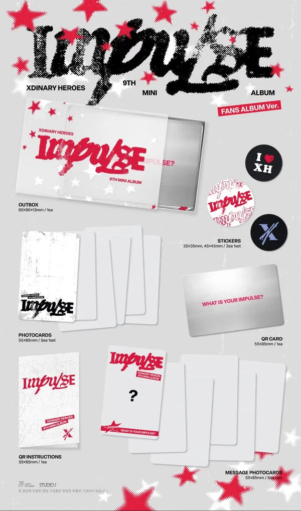 XDINARY HEROES - 9TH MINI ALBUM [IMPULSE] (FANS ALBUM VER)