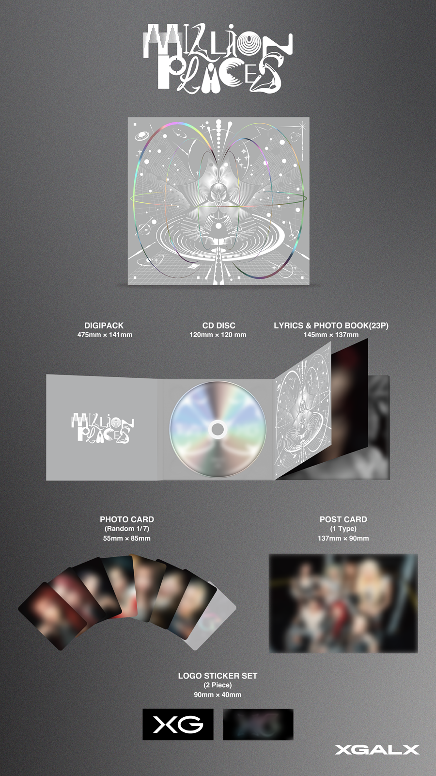 XG - MILLION PLACES (DIGIPACK ALBUM)