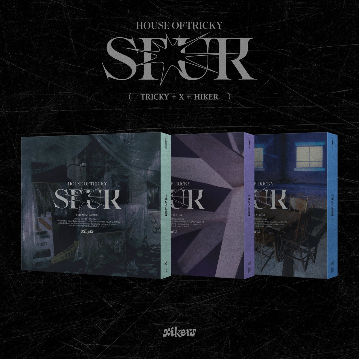 XIKERS 5TH MINI ALBUM - HOUSE OF TRICKY : SPUR