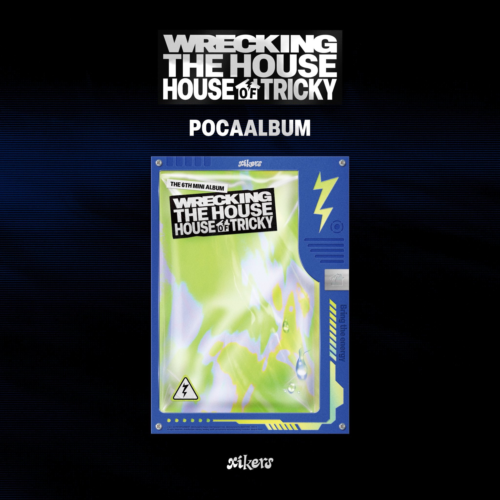 XIKERS 6TH MINI ALBUM - HOUSE OF TRICKY : WRECKING THE HOUSE (POCAALBUM)