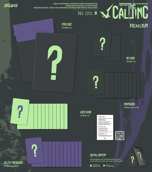 XIKERS - 8TH MINI ALBUM [ROUTE ZERO : THE CALLING] (POCA ALBUM VER)