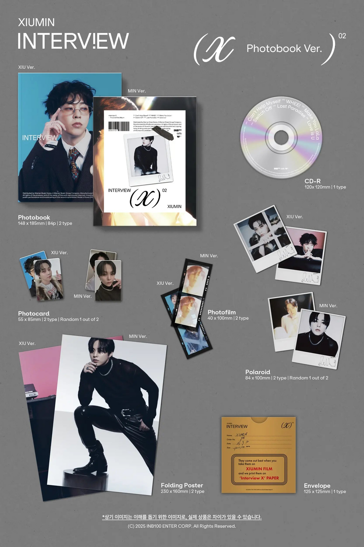 XIUMIN - INTERVIEW X (PHOTOBOOK VER.)