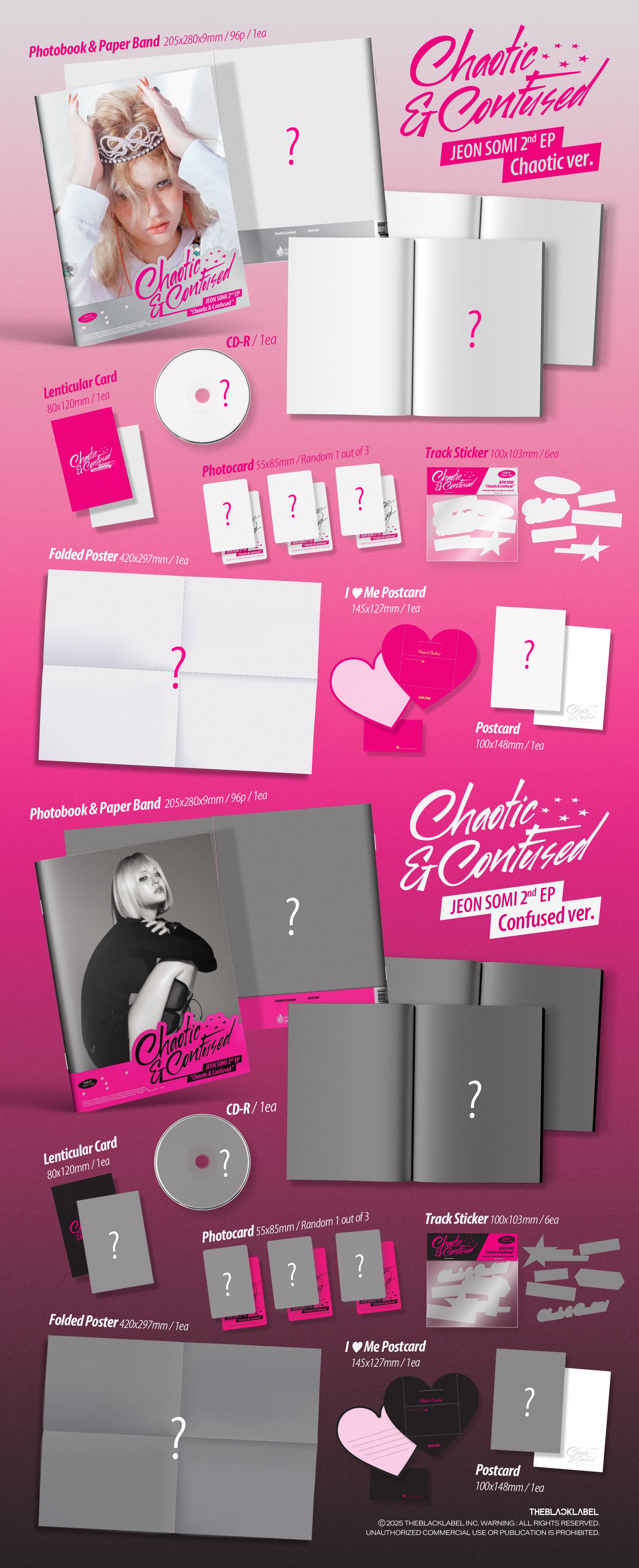 JEON SOMI 2ND EP ALBUM - CHAOTIC & CONFUSED