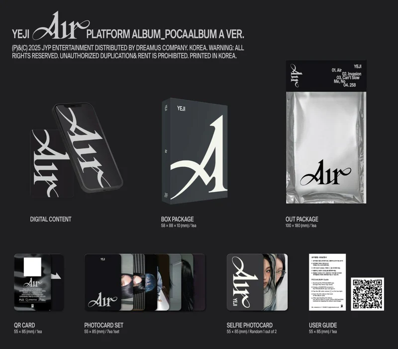 YEJI (ITZY) - AIR (POCA ALBUM)