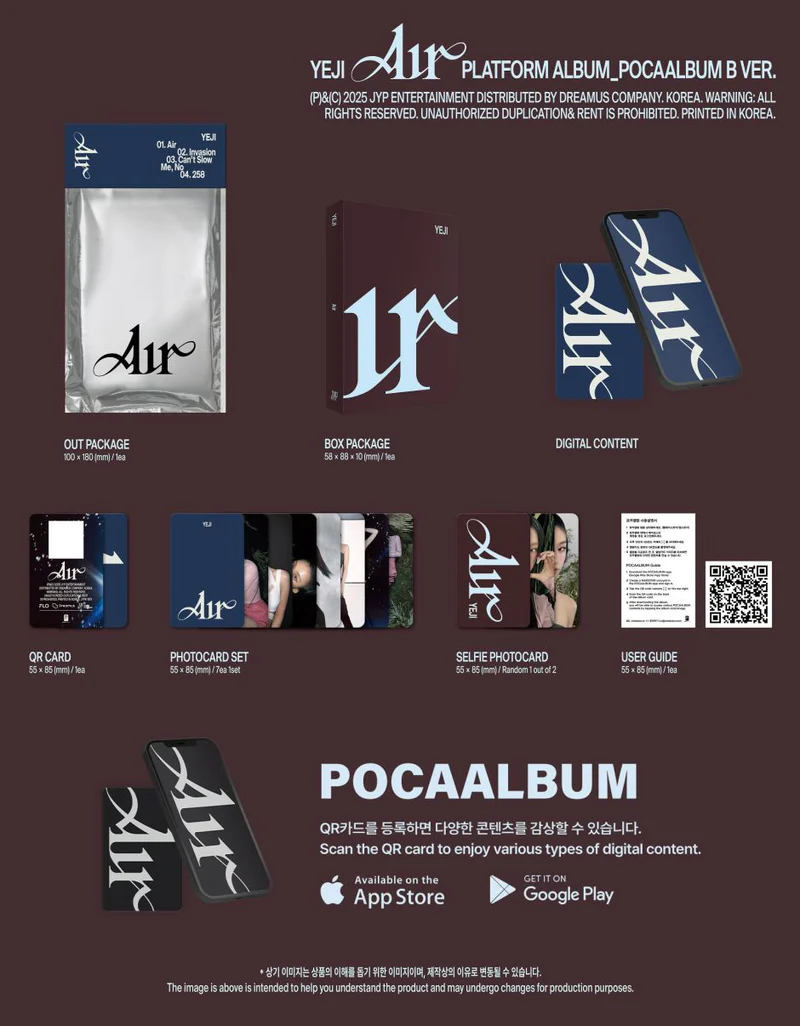 YEJI (ITZY) - AIR (POCA ALBUM)