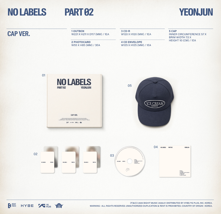YEONJUN (TXT) - NO LABELS: PART 02 (CAP VER.)
