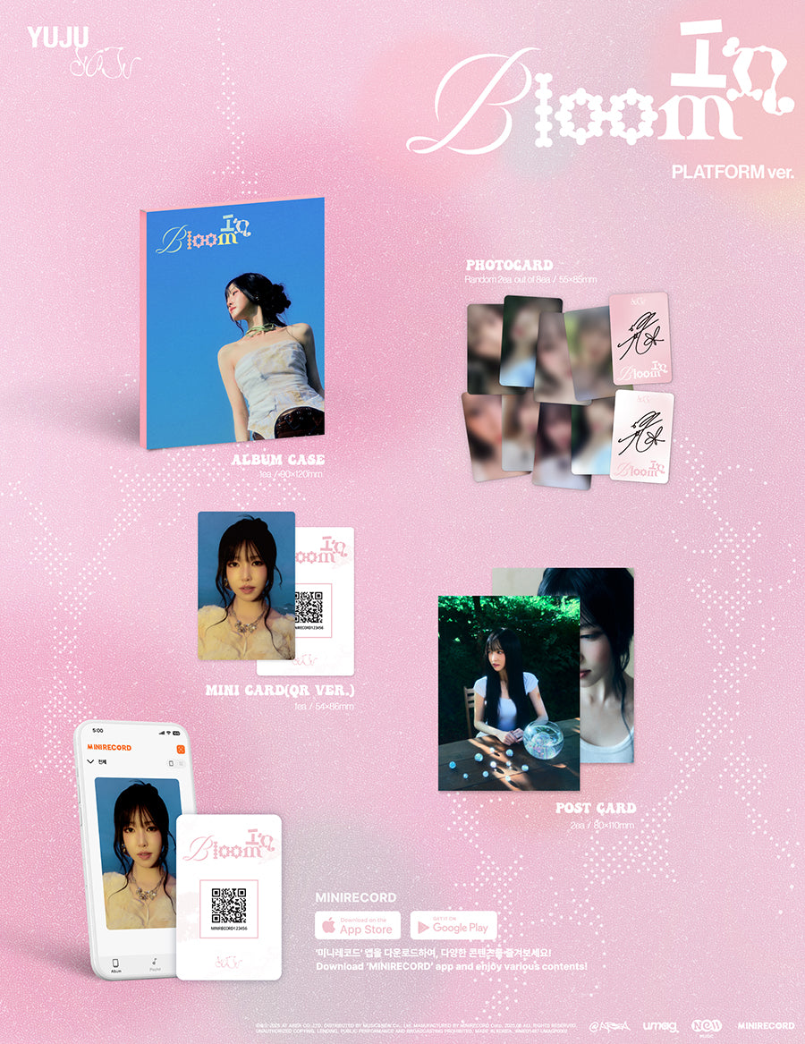 YUJU 3RD MINI ALBUM - IN BLOOM (PLATFORM VER.)