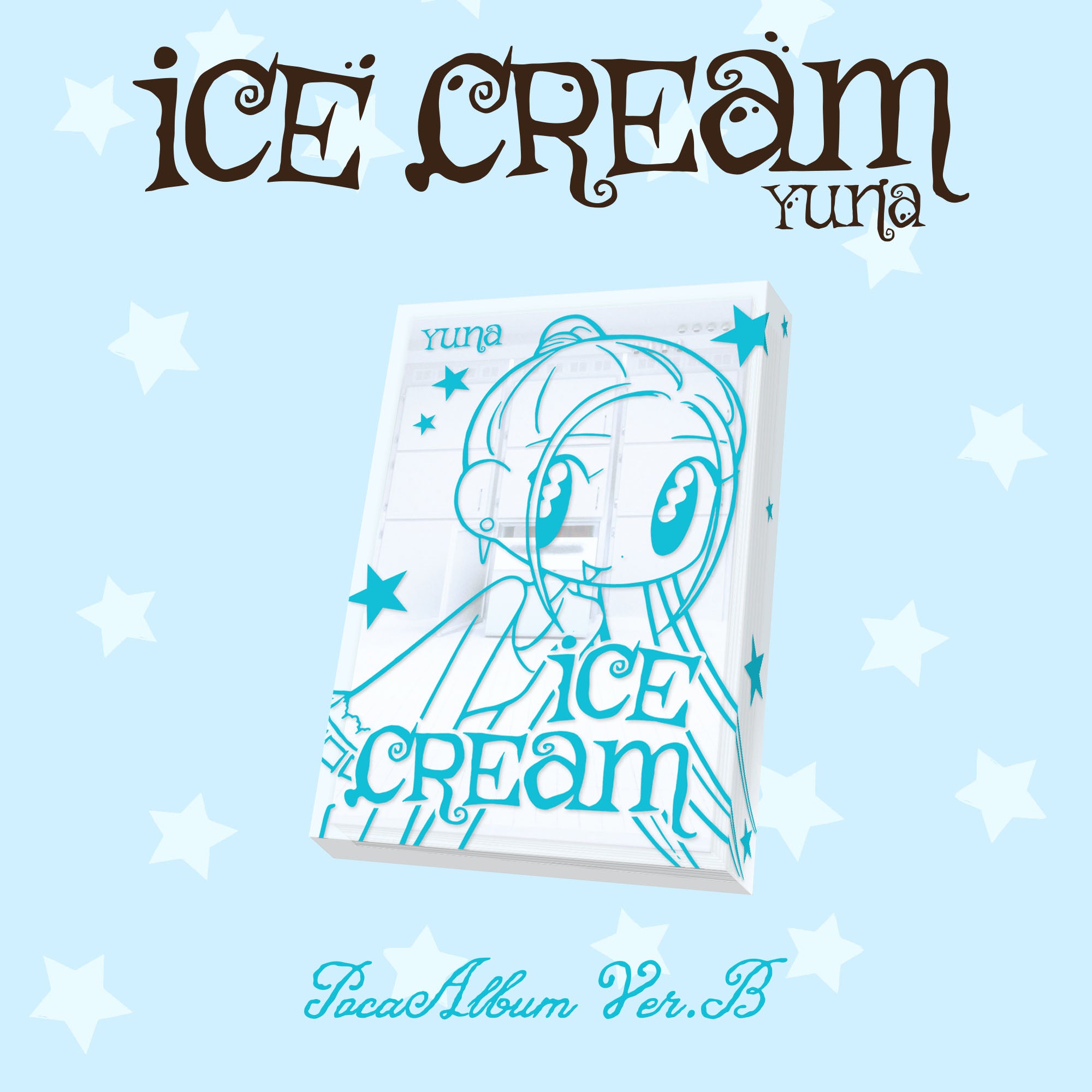 YUNA (ITZY) 1ST MINI ALBUM - ICE CREAM (POCA ALBUM)