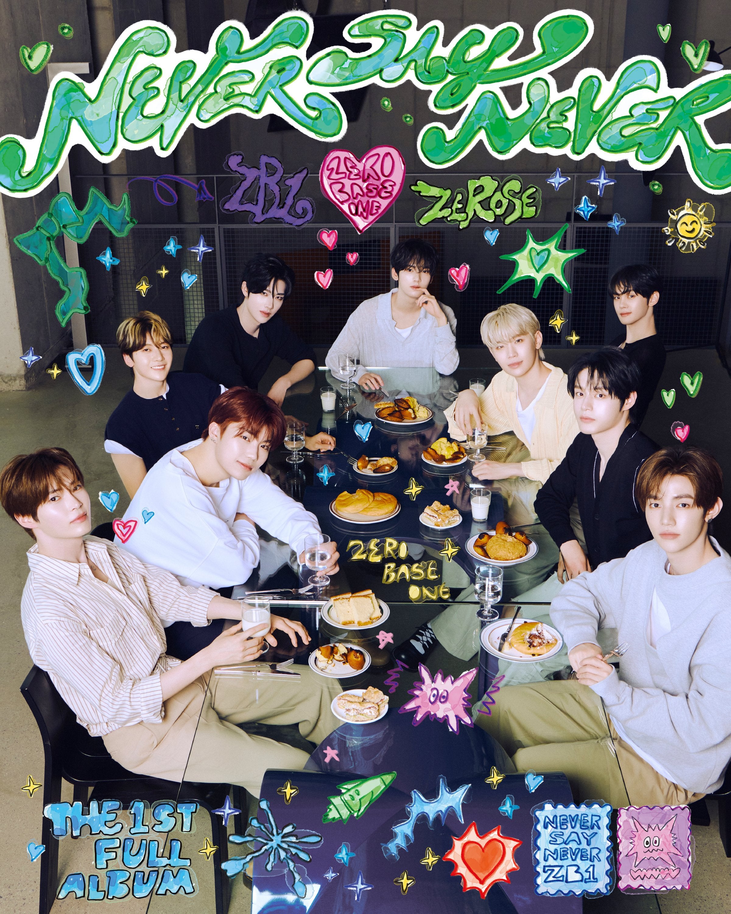 ZEROBASEONE THE 1ST FULL ALBUM - NEVER SAY NEVER (DIGIPACK VER.)