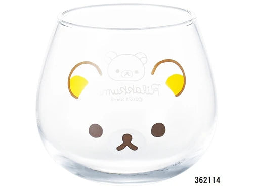RILAKKUMA© Brown/White Japan Glass Tumbler