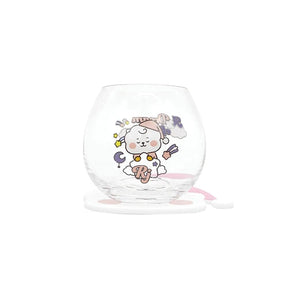 BT21© Glass Cup + Coaster (Japan Edition)