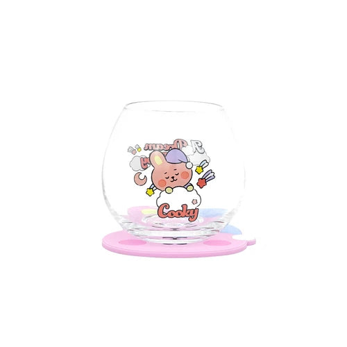 BT21© Glass Cup + Coaster (Japan Edition)
