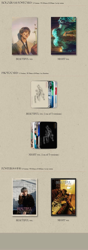 SUPER JUNIOR: YE SUNG MINI ALBUM VOL. 4 BEAUTIFUL NIGHT (PHOTOBOOK VERSION) (RANDOM VERSION)