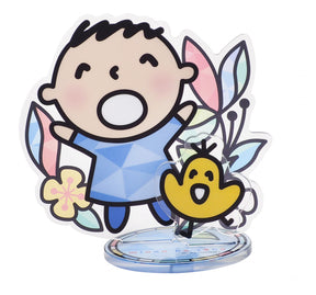 SANRIO© Little Twin Stars /Minna No Tabo Stained Glass Design Acrylic Stand (Hong Kong Edition)