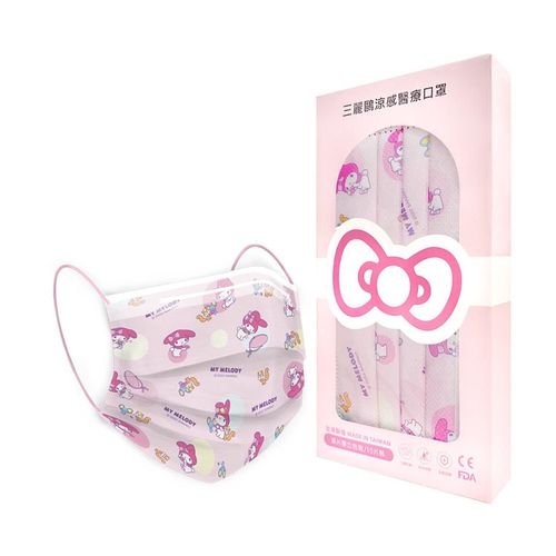 Hongman SANRIO© x My Melody Cool Sensation Medical Adult Mask (10 pcs) (Taiwan Edition)