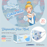 DISNEY© Cinderella X Gimans Care M Size LeveL 3 Mask (30 Packs) (Hong Kong Edition)