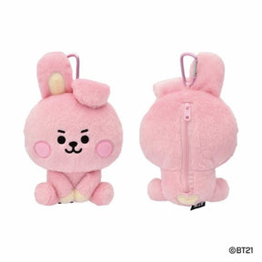 BT21© Characters Multi-Pouch Sit Zipper on The Back Plush (Japan Edition)
