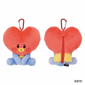 BT21© Characters Multi-Pouch Sit Zipper on The Back Plush (Japan Edition)