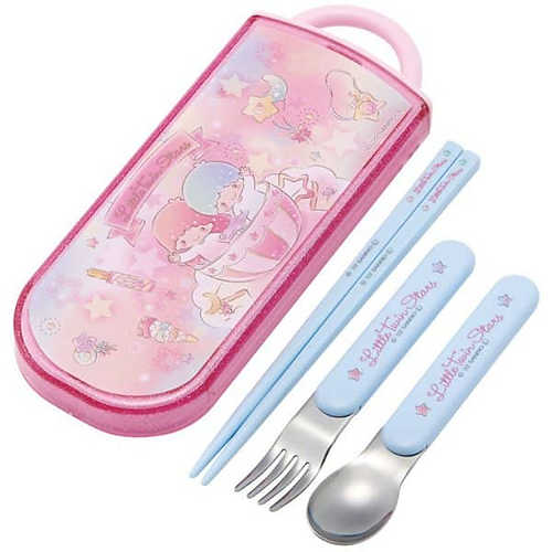 SANRIO© Little Twin Star / DISNEY© Tsum Tsum Cutlery Trio Set (Japan Edition)