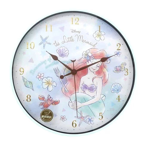 DISNEY© The Little Mermaid Ariel Wall Clock (Japan Edition)