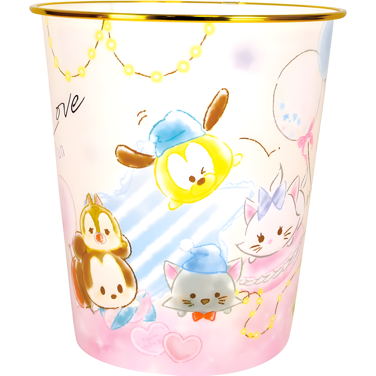 DISNEY© Tsum Tsum Love Trash Bin (Japan Edition)