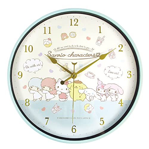 SANRIO© All Wall Clock (Green/Purple) (Japan Edition)