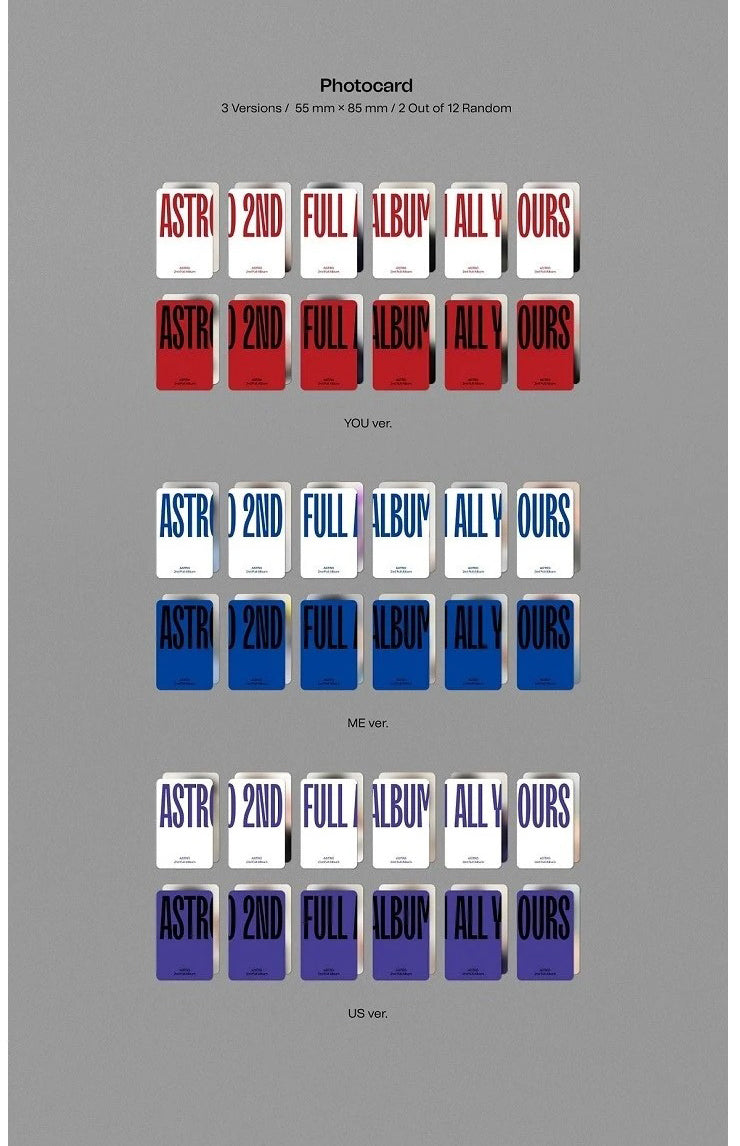 ASTRO 2ndフルアルバム ALL YOURS サイン入り ASTRO 2ND FULL ALBUM ALL YOURS サイン入り 【公式通販】