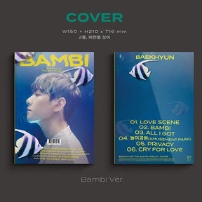 EXO: BAEK HYUN MINI ALBUM VOL. 3 - BAMBI (PHOTOBOOK VERSION)