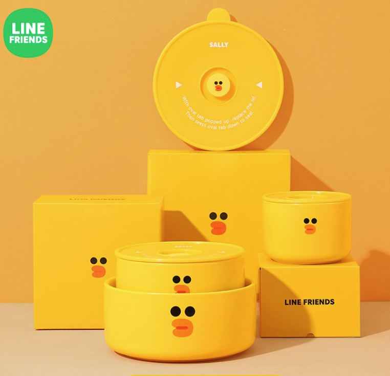 LINE FRIENDS© Sally / Cony Food Container 3 Size