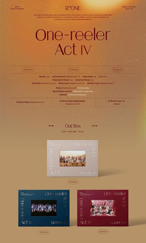 IZ*ONE MINI ALBUM VOL. 4 - ONE-REELER / ACT IV