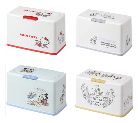 DORAEMON©/MICKEY/WINNIE THE POOH/HELLO KITTY Mask Box Skater (Japan Edition)