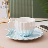 Shell with Pearl Tea Cup Set