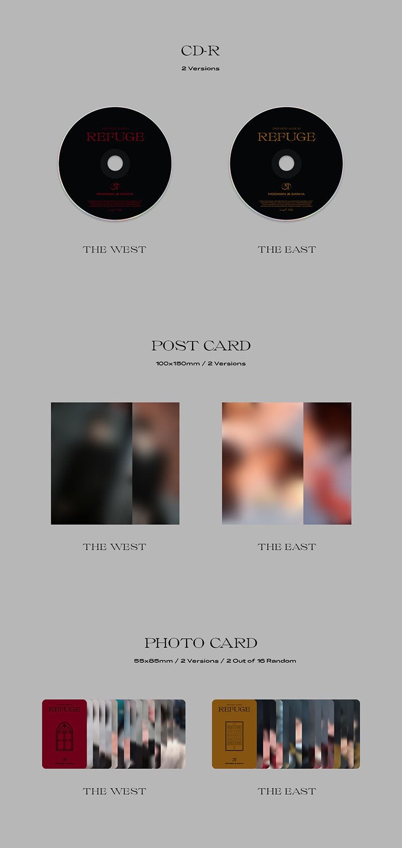 ASTRO: MOONBIN & SANHA MINI ALBUM VOL. 2 - REFUGE