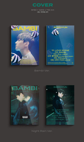 EXO: BAEK HYUN MINI ALBUM VOL. 3 - BAMBI (PHOTOBOOK VERSION)