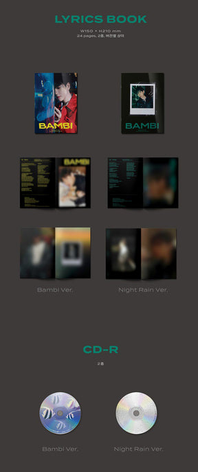 EXO: BAEK HYUN MINI ALBUM VOL. 3 - BAMBI (PHOTOBOOK VERSION)