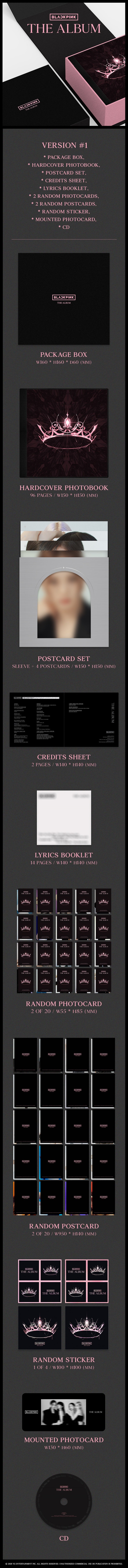 BLACKPINK 1st FULL ALBUM [THE ALBUM] - Broadcast Entertainment & Fantasia