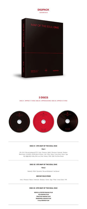 BTS MAP OF THE SOUL ON:E (BLU-RAY) (3-DISCS)