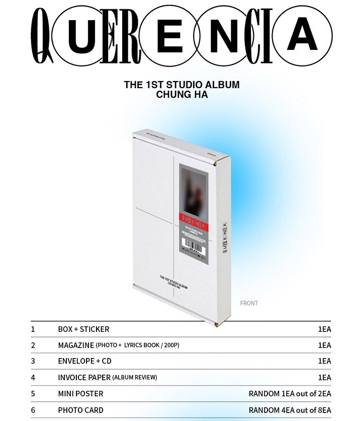 CHUNG HA STUDIO ALBUM VOL. 1 - QUERENCIA