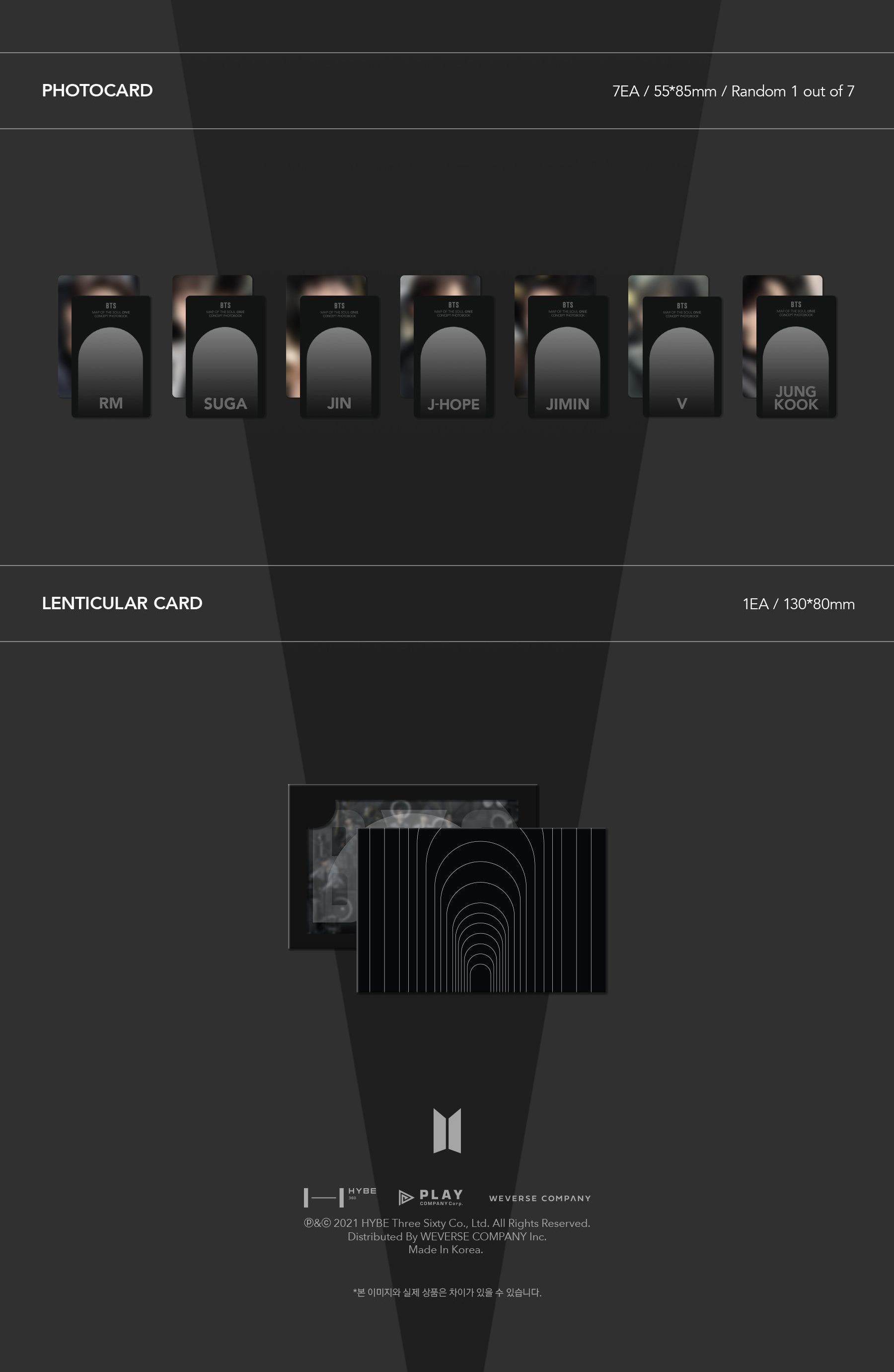 BTS - MAP OF THE SOUL ON:E CONCEPT PHOTOBOOK