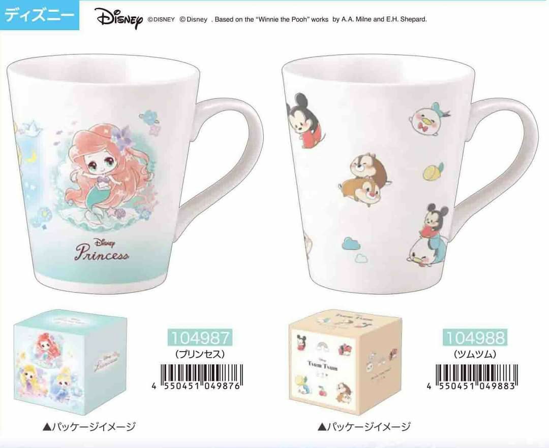 DISNEY© Princess / Tsum Mug (Japan Edition)