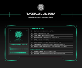 DRIPPIN Mini Album Vol. 3 - Villain