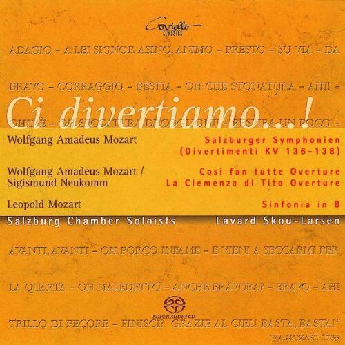MOZARTW.A. & L. Wolfgang Amadeus & Leopold Mozart: Ci divertiamo! - Salzbu (CD)
