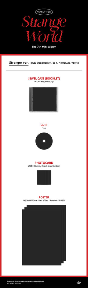 Ha Sung Woon Mini Album Vol. 7 - Strange World (Jewel Case) (Stranger Version)