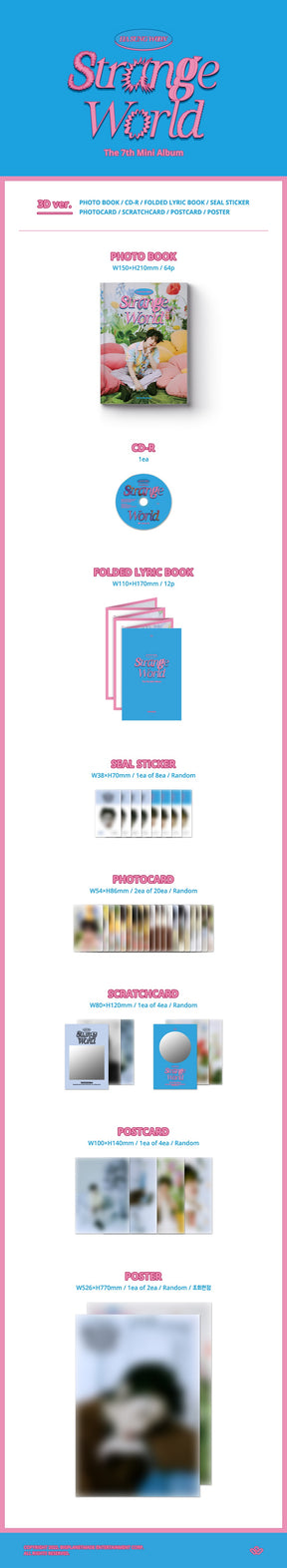 HA SUNG WOON MINI ALBUM VOL. 7 - STRANGE WORLD