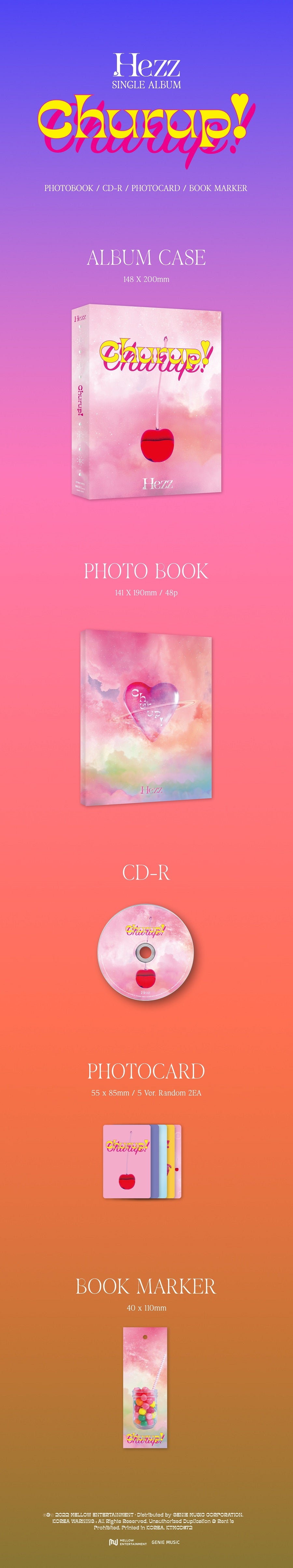 Hezz 1st Single Album - Churup!