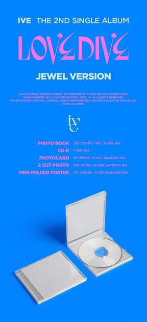 IVE SINGLE ALBUM VOL. 2 - LOVE DIVE (JEWEL VERSION) (LIMITED EDITION)
