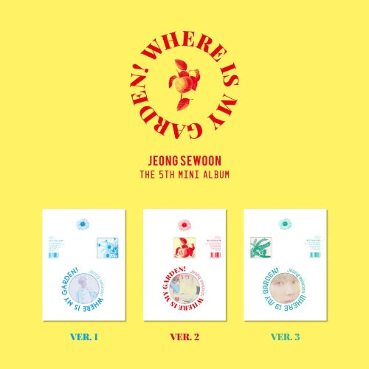 JEONG SE WOON MINI ALBUM VOL. 5 - WHERE IS MY GARDEN!