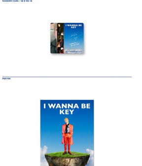 SHINEE : KEY VOL. 1 REPACKAGE - I WANNA BE