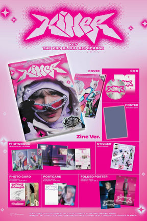 SHINEE : KEY VOL. 2 REPACKAGE - KILLER