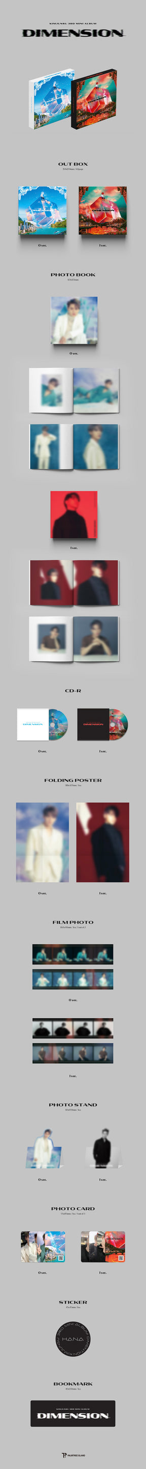 KIM JUN SU MINI ALBUM VOL. 3 - DIMENSION